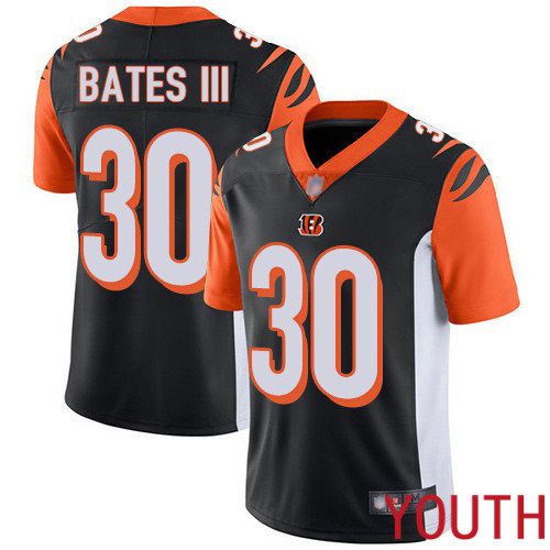 Cincinnati Bengals Limited Black Youth Jessie Bates III Home Jersey NFL Footballl #30 Vapor Untouchable
